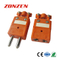 Standard Size Round 2 Pin Thermocouple Connector with Cable Clamp