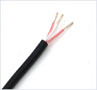 Silicone rubber insulated resistance temperature detector cable