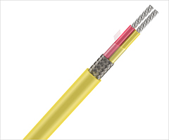 FEP insulated thermocouple extension wire with stainless steel inner shield